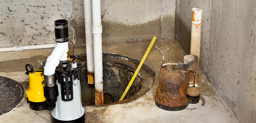 Installing Sump Pump in Finished Basement in Massapequa Park, NY